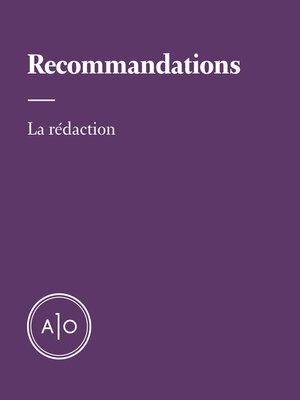 cover image of Recommandations